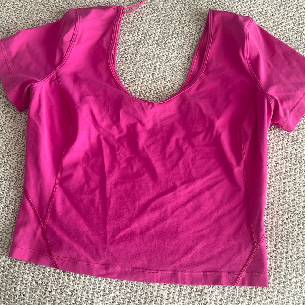 Lululemon Align top bright pink